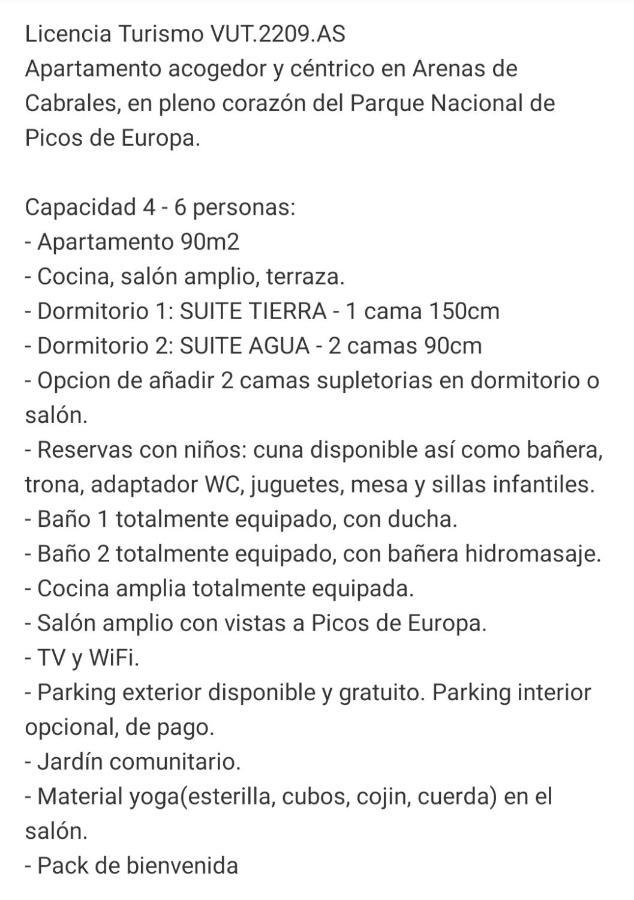 Apartamento Llar Del Cares Arenas De Cabrales Zewnętrze zdjęcie